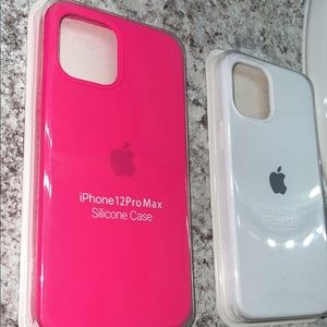 Hot pink/Neon pink iphone 12 pro max case